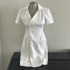 White Calvin Klein Cotton Dress size 4